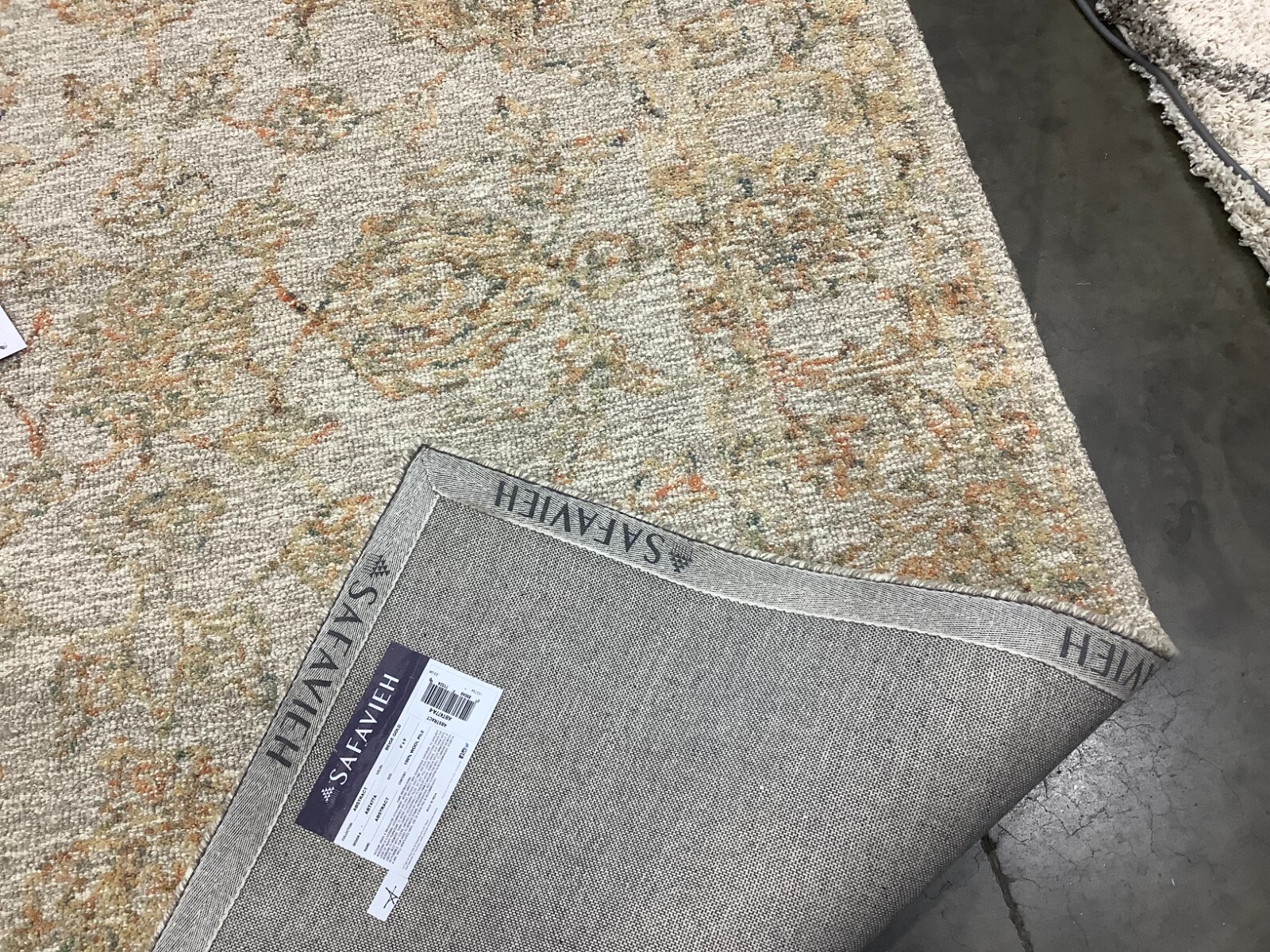 BEIGE / GOLD 6′-0″ x 9′-0″ Flaw in Rug, Reduced Price 1172678554 ABT477A-6