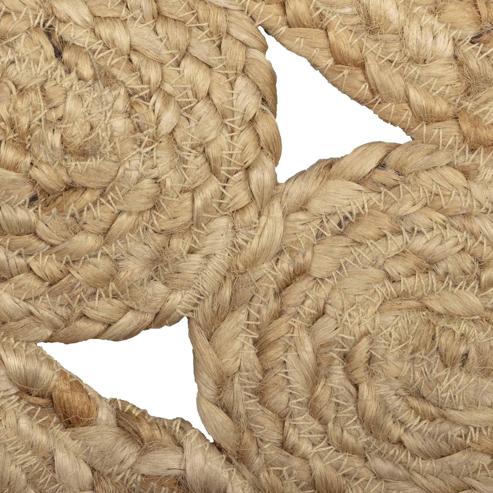 Celeste Braided Jute Oval Welcome Mat Farmhouse Handwoven Boho Area Rug, 20×30