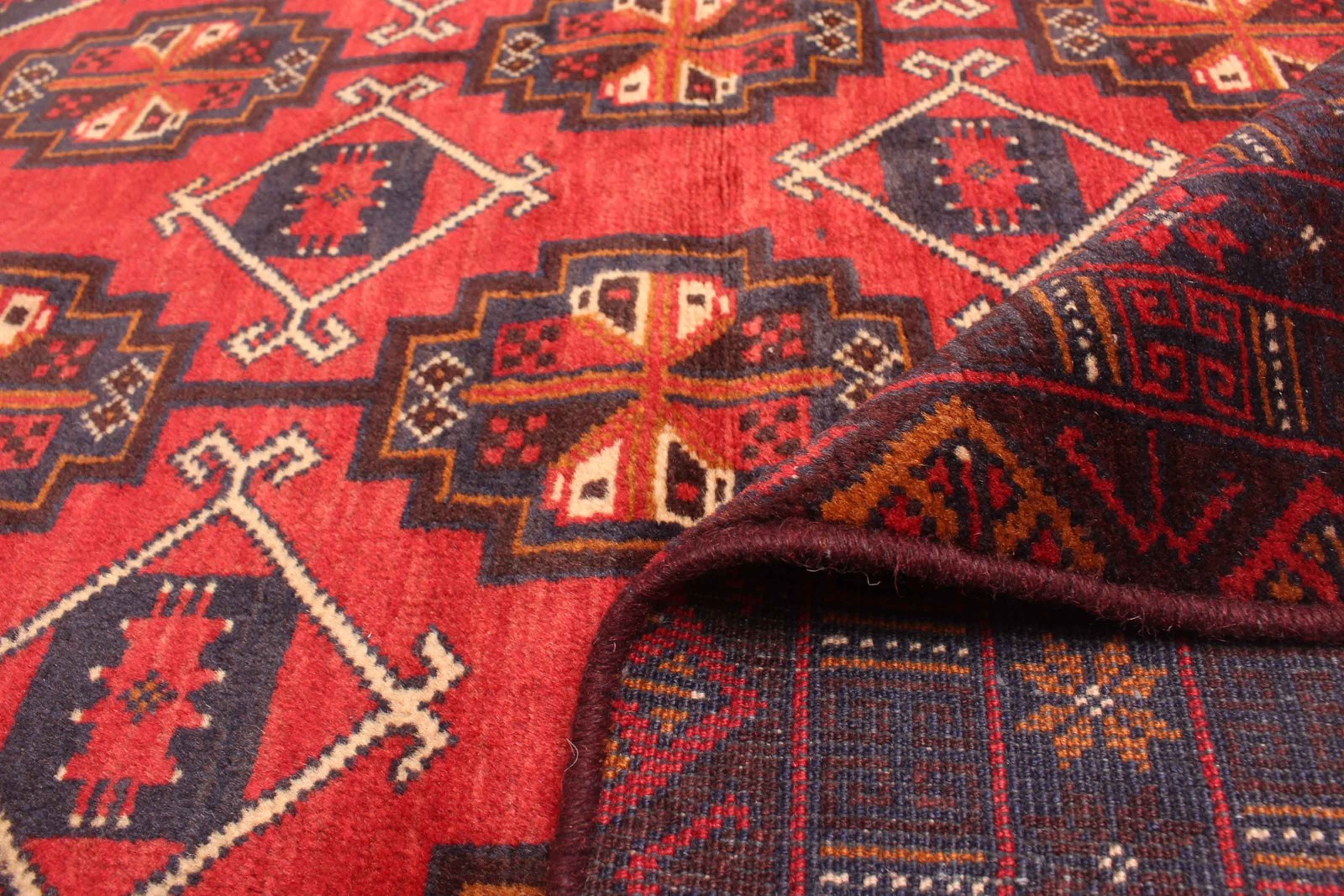 Traditional Vintage Hand-Knotted Area Rug 3’7″ x 6’9″ Oriental Wool Carpet