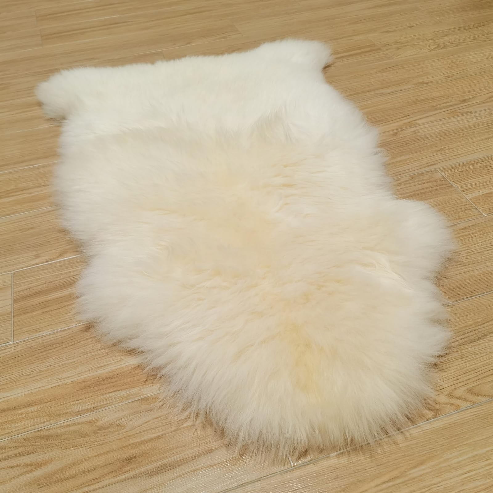 Kopal Genuine Australian Sheepskin Rug, Real Lambskin Area Rug, 2×3 ft Single…