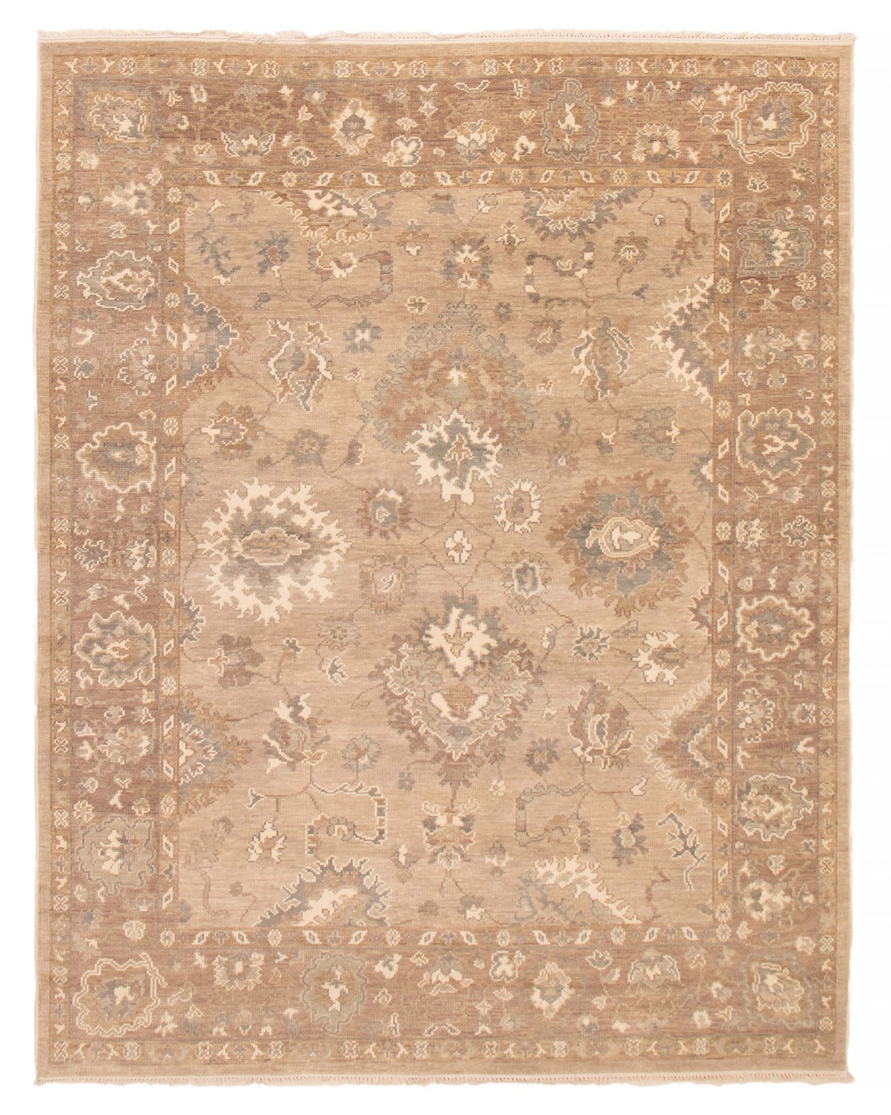 Traditional Hand-knotted Wool Oriental Carpet 8’1″ x 10’0″ Area Rug