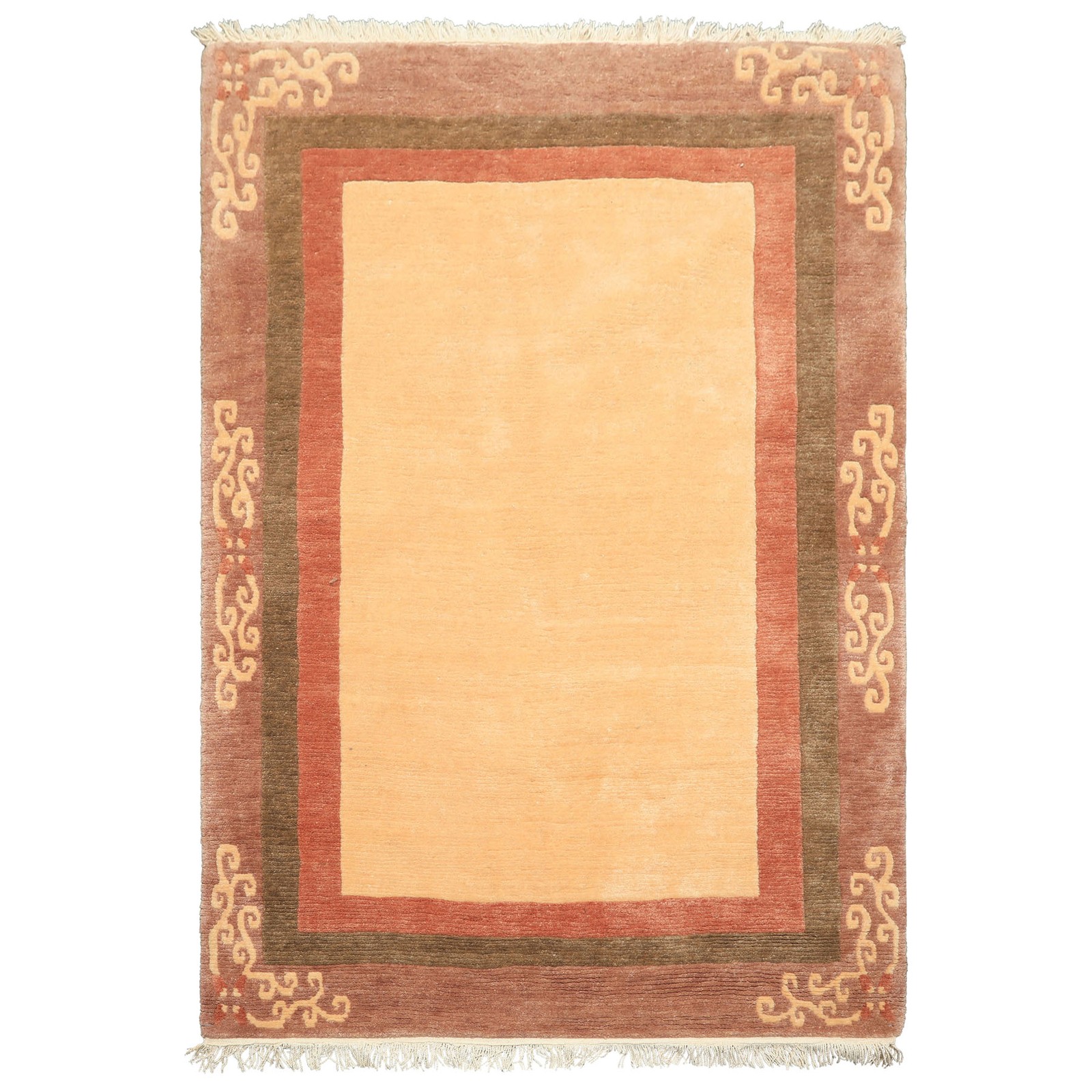 Michaelian & Kohlberg 4×6 Hand Knotted Tibetan Classic European Swiss Wash Rug