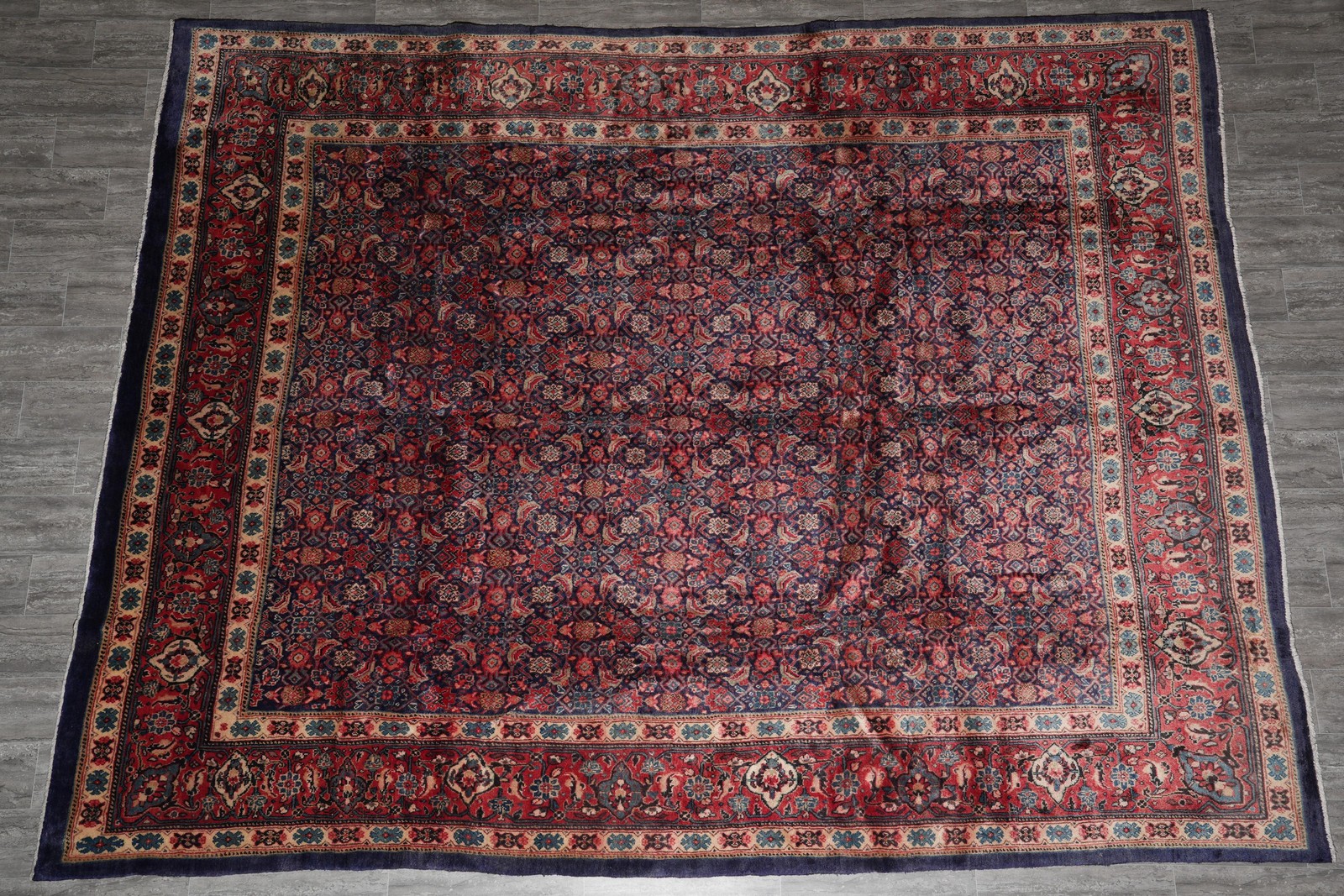 10 x 13 Old Perrsian Herrati Mahaal Rug #F-4116