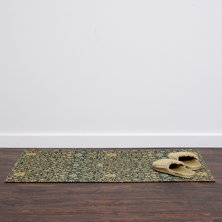Chilewich x William Morris Woven Rug-Williams Sonoma|40939