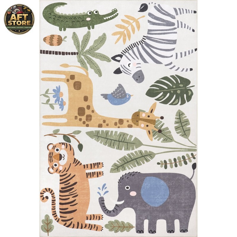 Viv + Rae Felipa Machine Washable Area Rug – Plush Grey and White