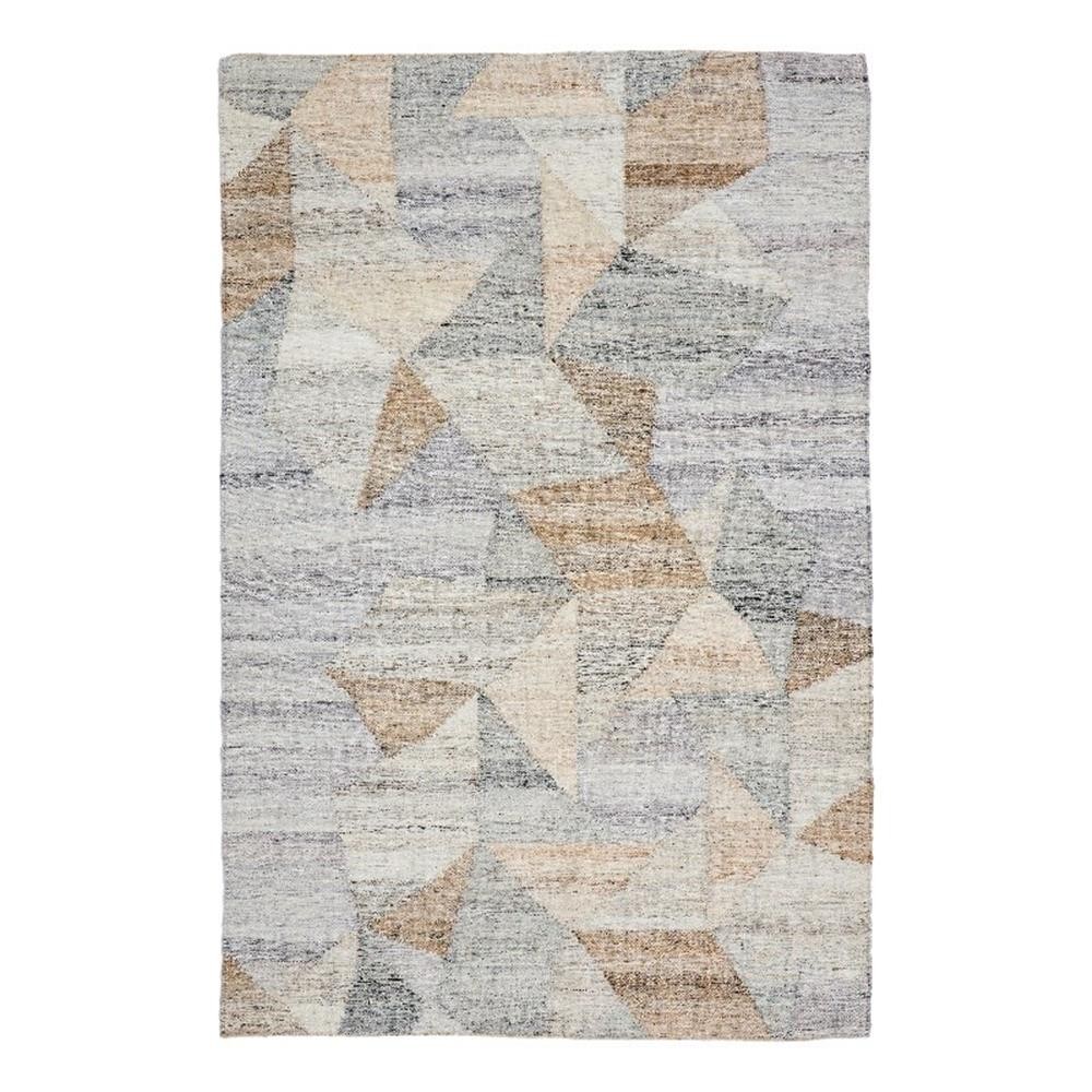 Pemberly Row 24 x 36″ Geometric Polyester Fabric Area Rug in Multi-Color