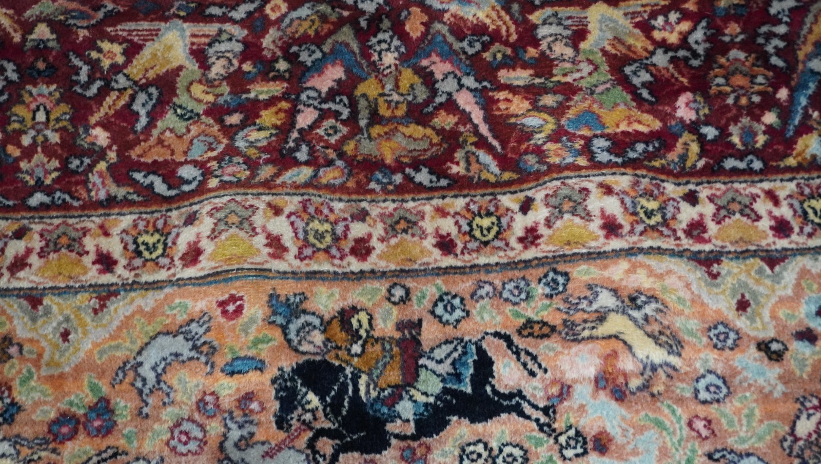 Original Karastan 8’8″ x 12′ Persiann Hunting # 700- 723 Wool American Rug