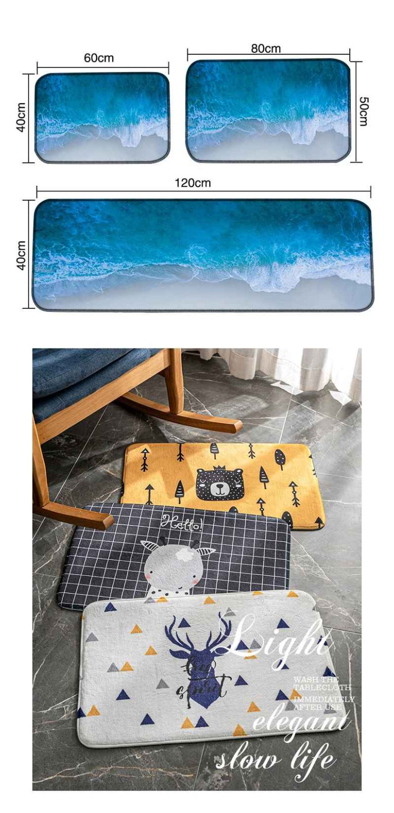 COCA COLA PATTERENED RUG RED CARPET NON SLIP LIVING BATHROOM KITCHEN HOME DECOR