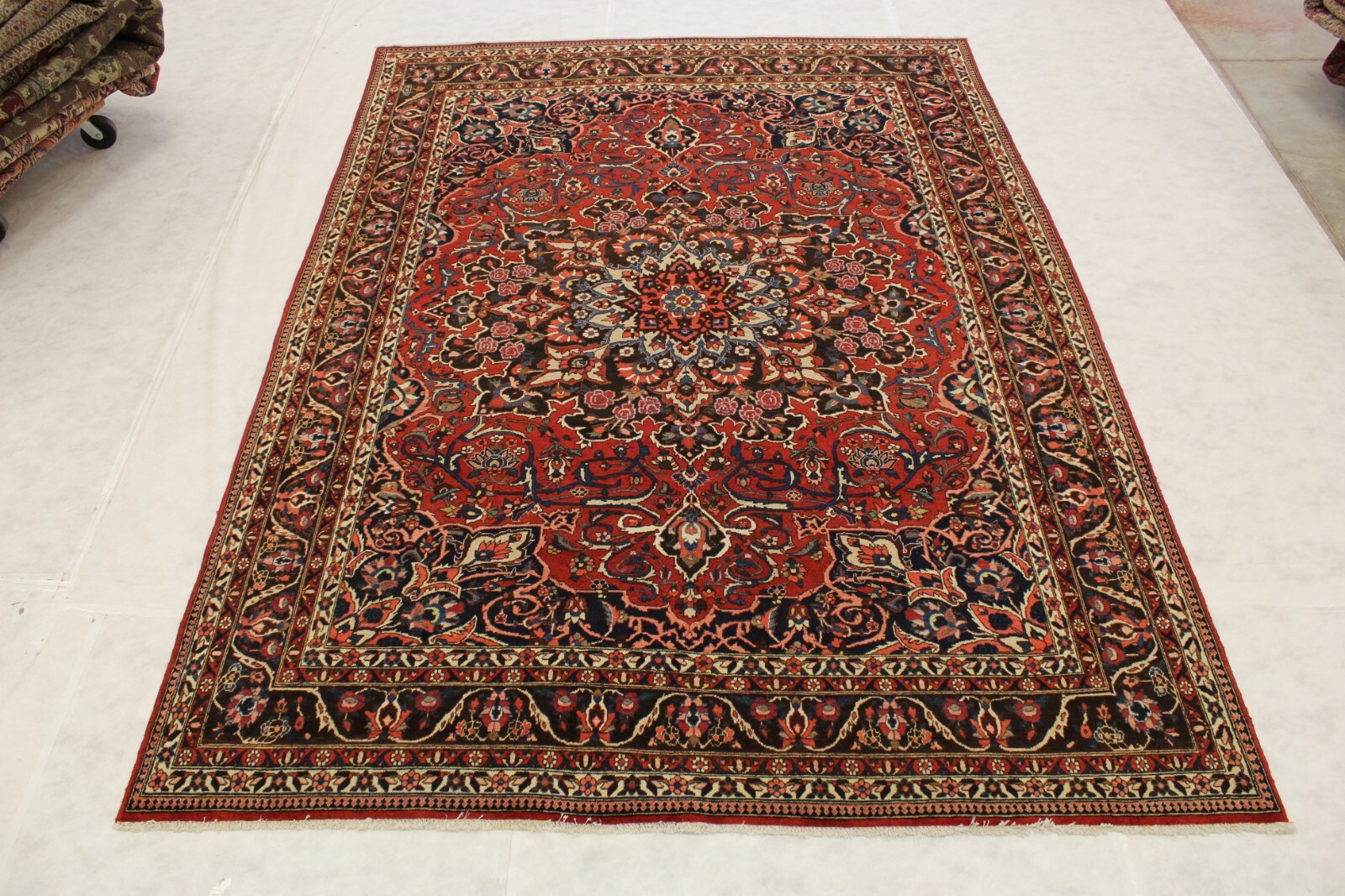9’7″ x 13’3″ ft. Colorful Hand Knotted Vegetable Dye Area Authentic Rug