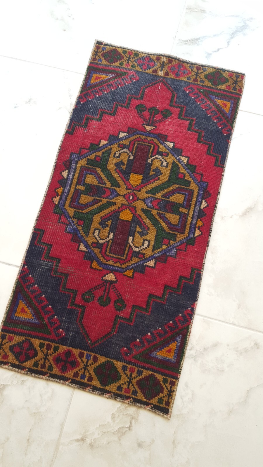 Tribal Knotted Carpet Rug Kitchen Decor Rug Floor Design Rug Antiq Motifs Rug FH
