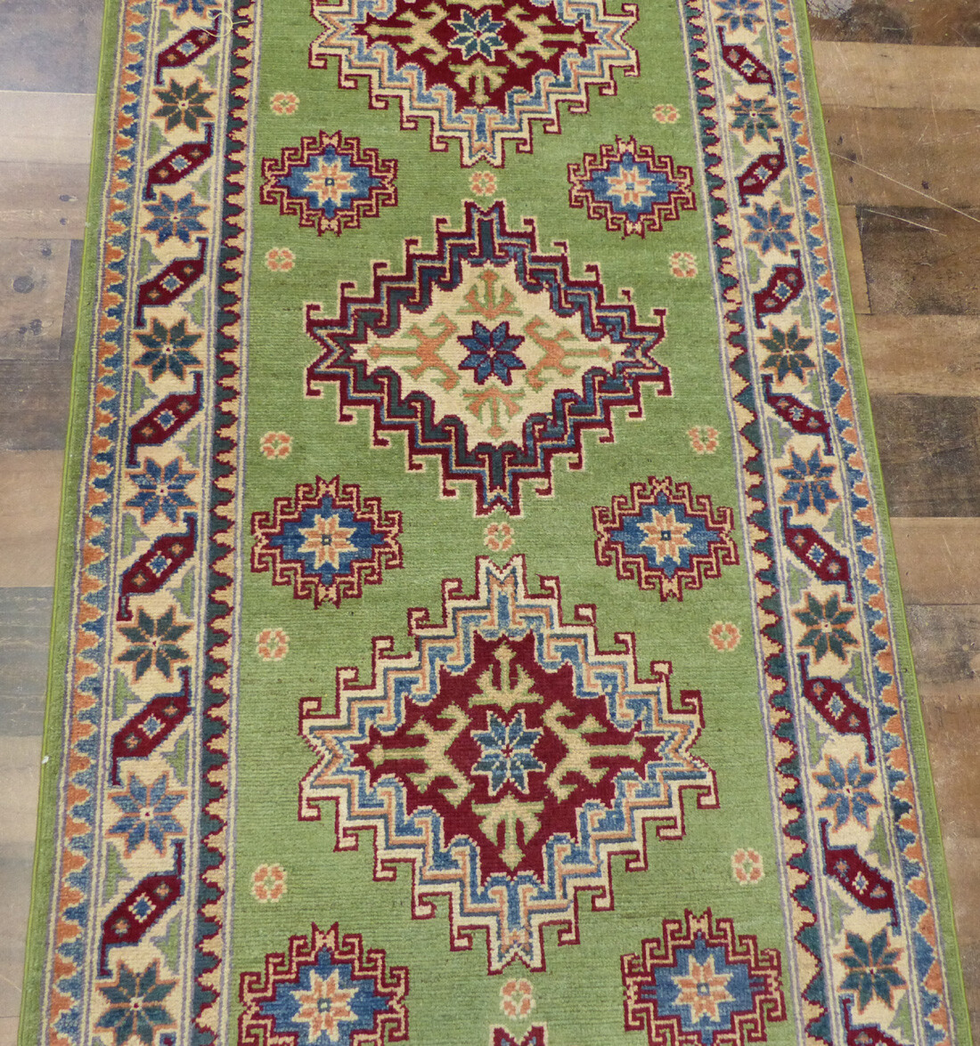 2’8″x6’8″ New Pakistani Super Kazak hand knotted wool Oriental area rug runner