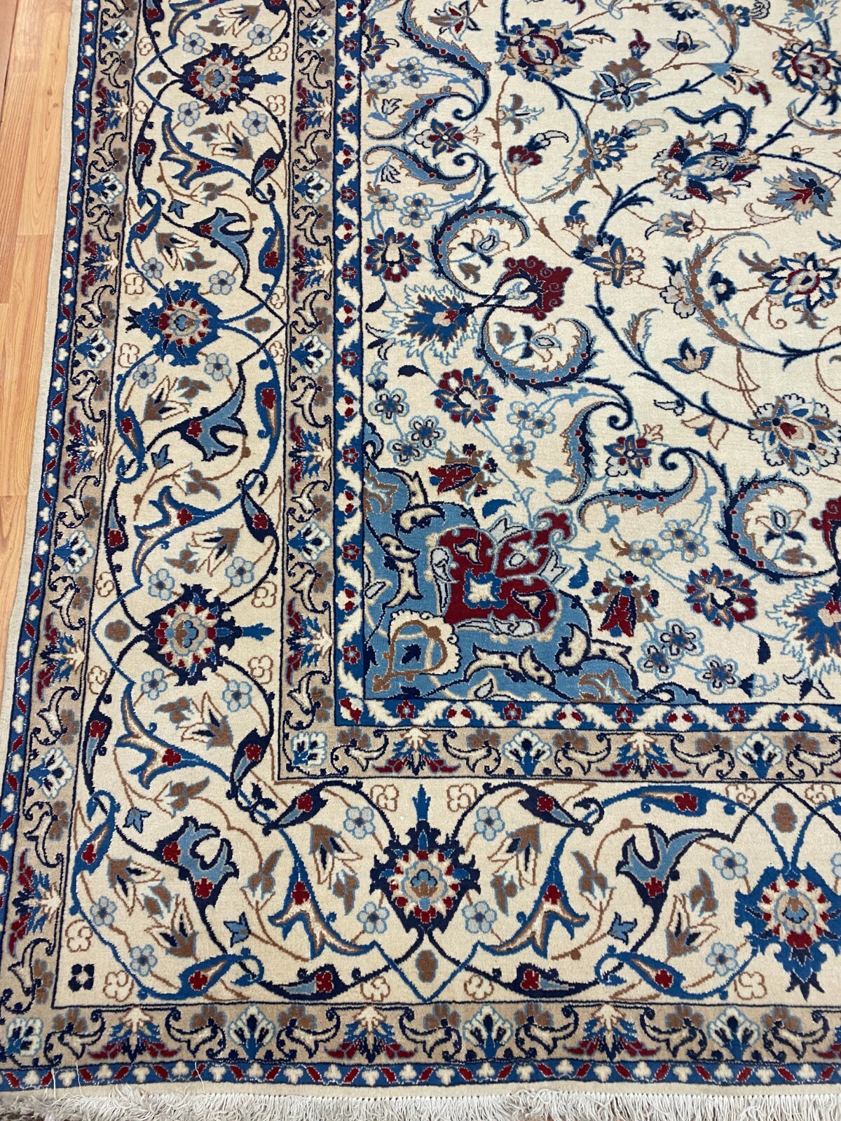 9’4″ x 12’4″ New Turkish Oriental Rug – Wool and Silk – Hand Made