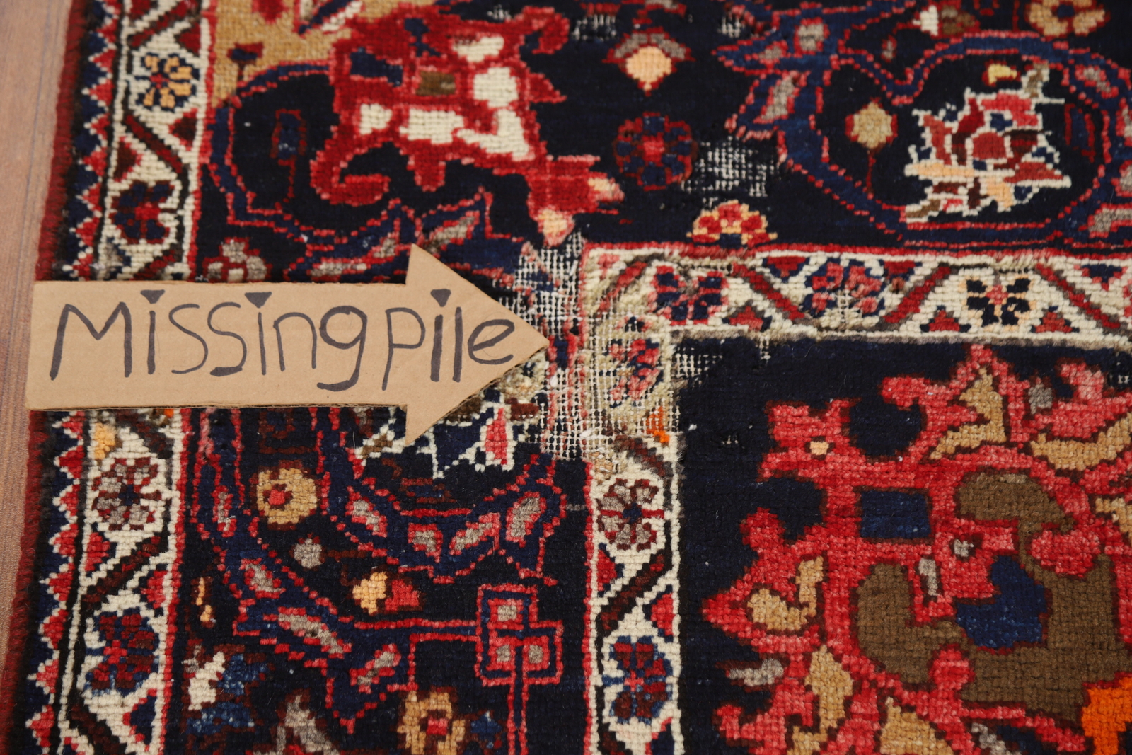 Traditional Floral Wool Hand-knotted Bakhtiari Area Rug Living Room Carpet 7×11