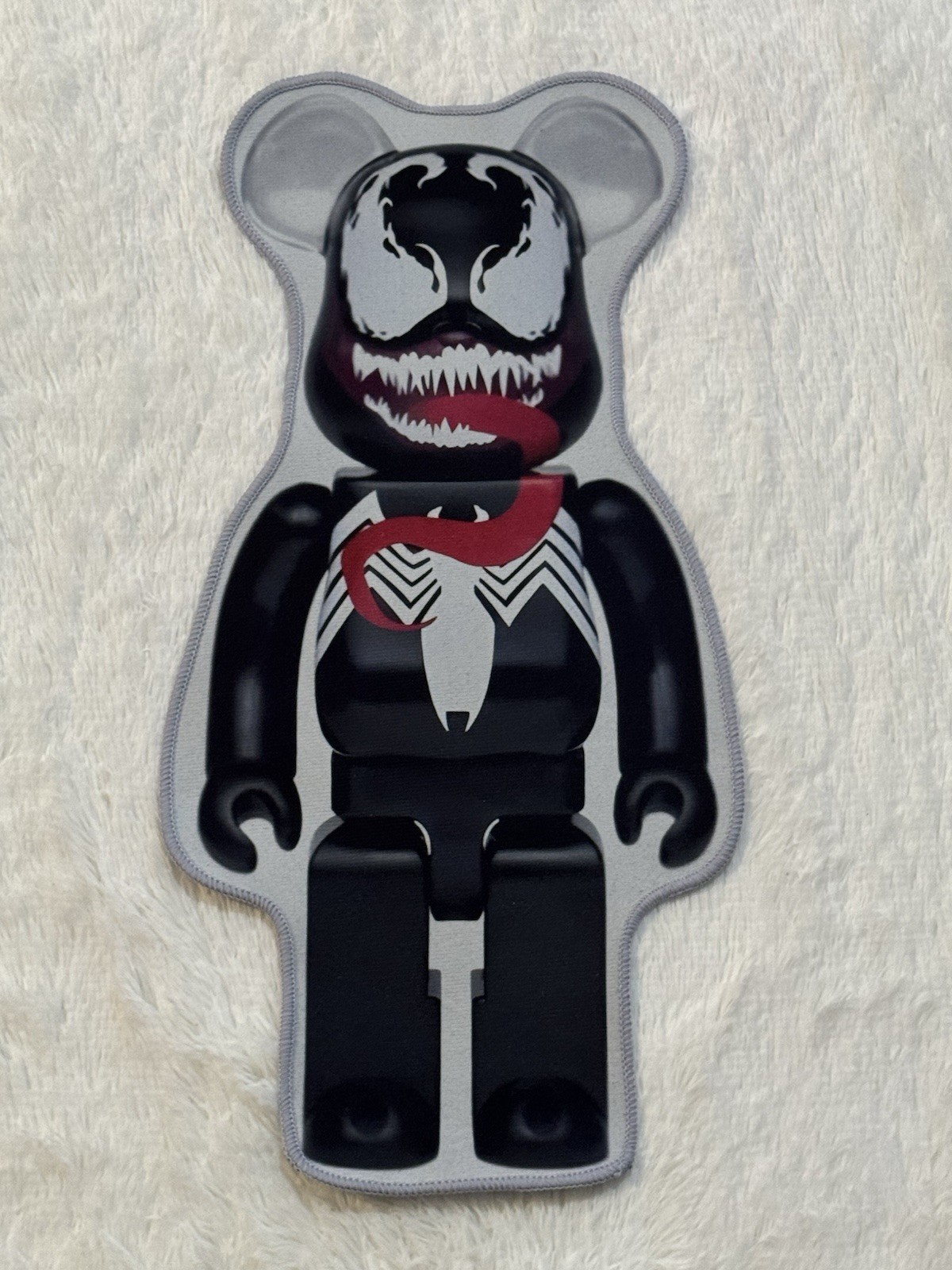Custom Monster-Inspired Rug | Bold Tongue Design | 32in Tall | New