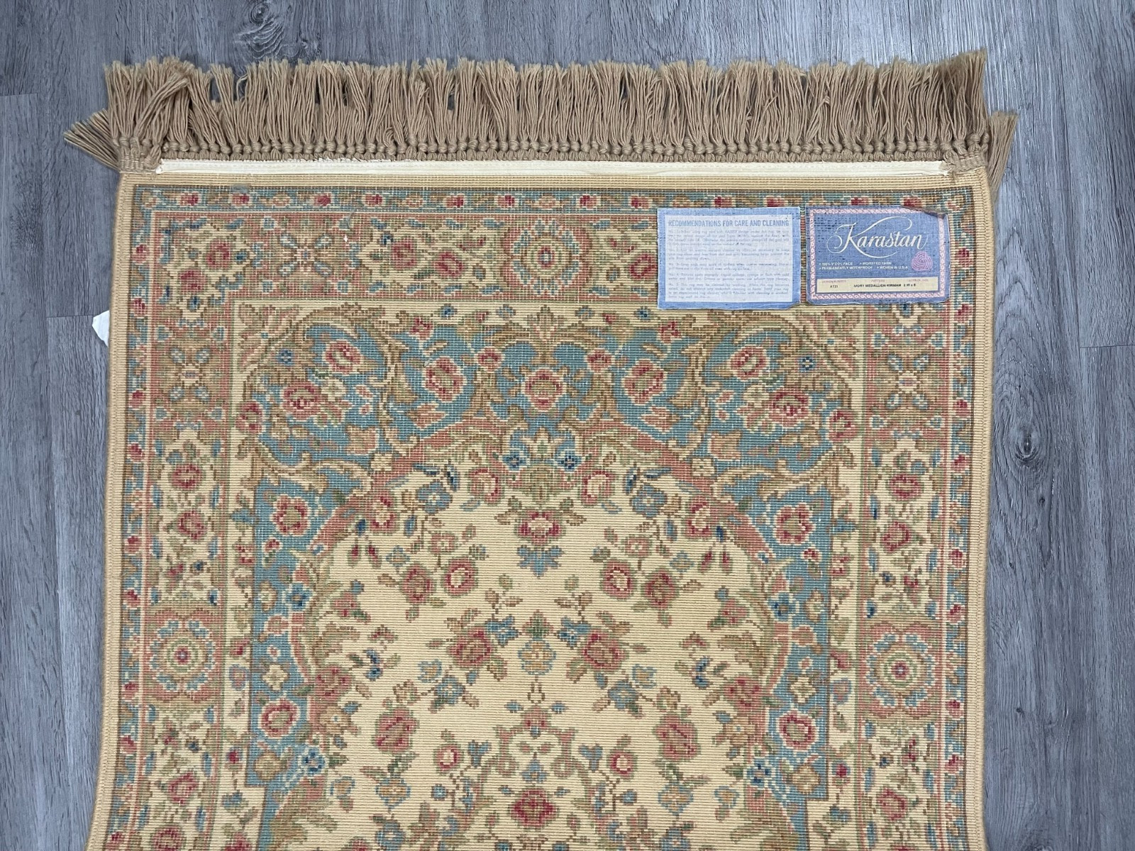 New Karastan 100% Wool Face Rug Size: 2′-10″×5′ Super High Quality Woven in USA