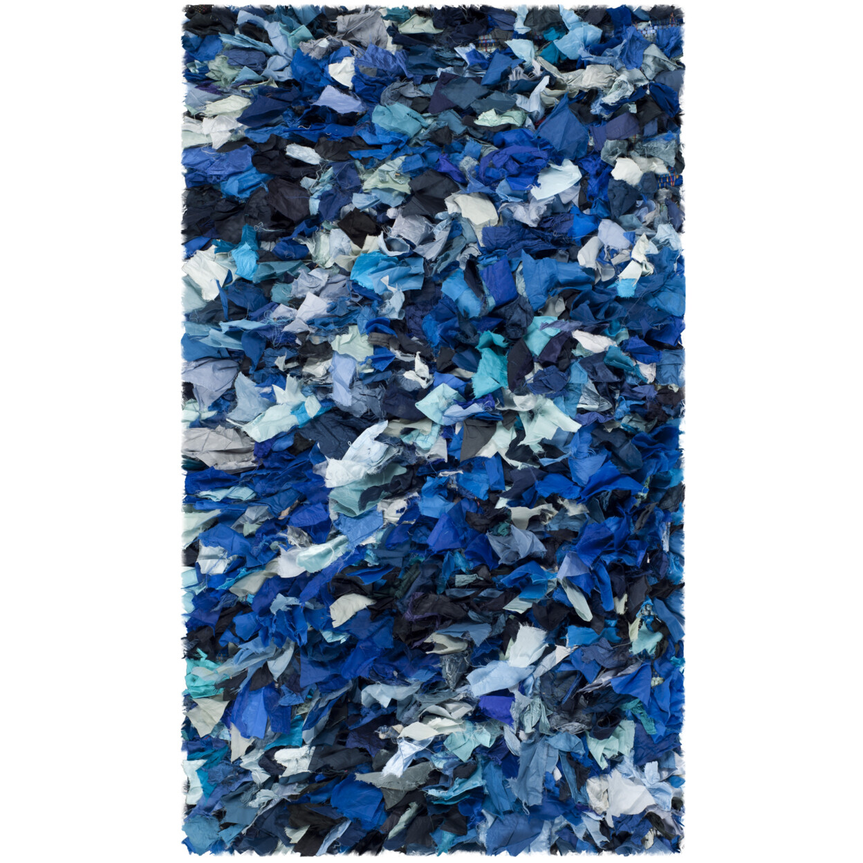 SAFAVIEH Rio Shag SG951C Handwoven Navy / Multi Rug