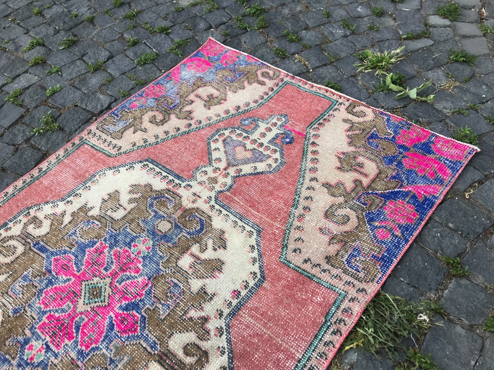 Handmade Rug Turkish Area Rug Vintage Rug Oushak Rug Antique Rug Bohemian Rug