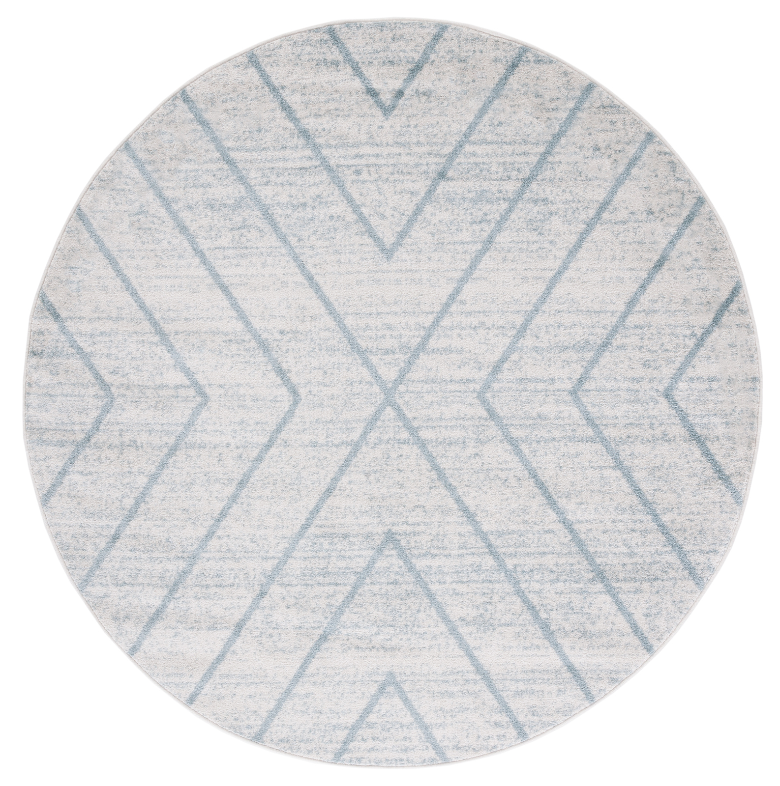 Safavieh Adirondack LIGHT GREY / LIGHT BLUE 6′ X 6′ Round Rug – ADR251L-6R