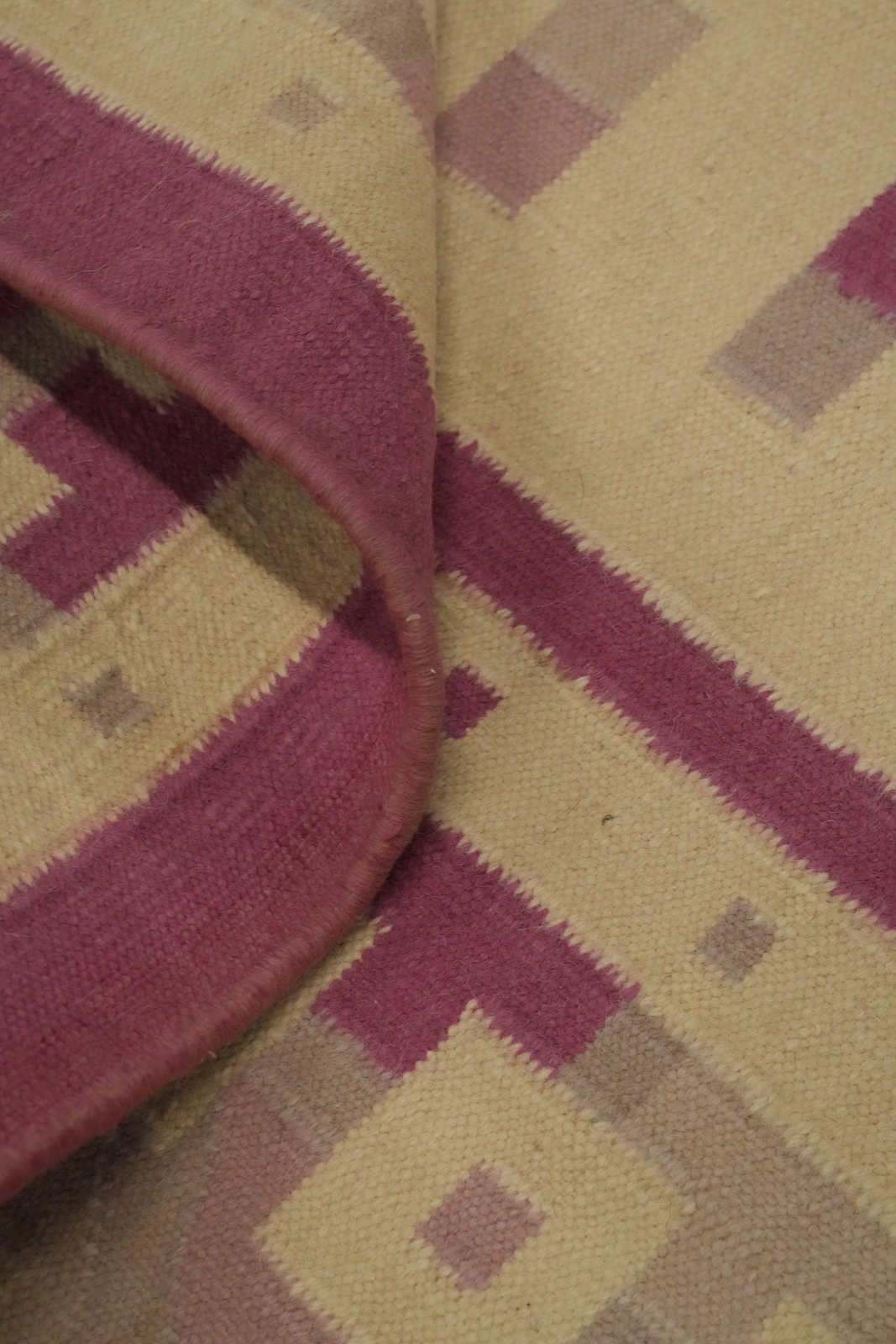 Kilim Durrie Kelim Handmade Rugs Flatweave Vibrant Geometric Carpet 9×12 ft