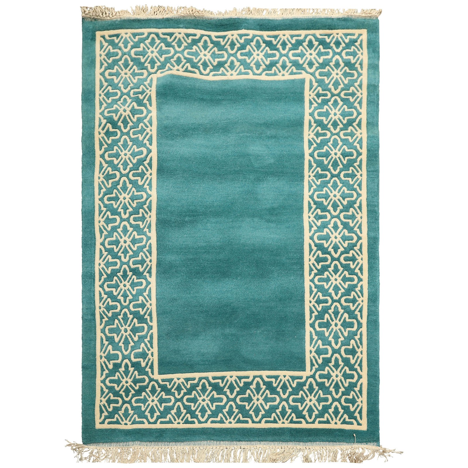 Indo Tibetan Swiss Wash Rug Michaelian & Kohlberg 4×6 Hand Knotted Wool