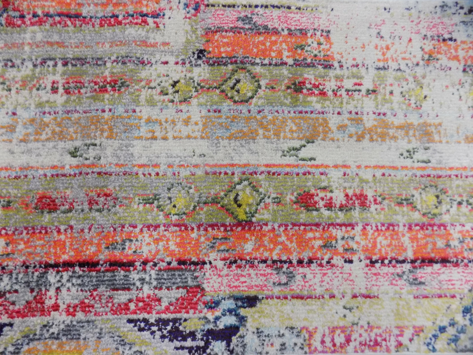 LIGHT GREY / MULTI 2′-2″ X 22′ Damaged Rug Reduced Price 1172601155 MNC222G-222