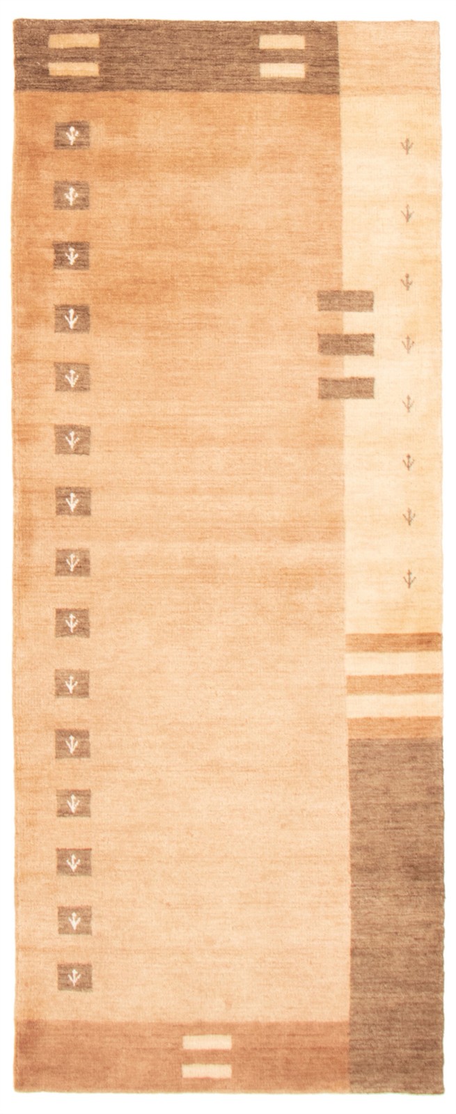 Traditional Hand loomed Area Rug 2’11” x 8’0″ Tan Oriental Carpet
