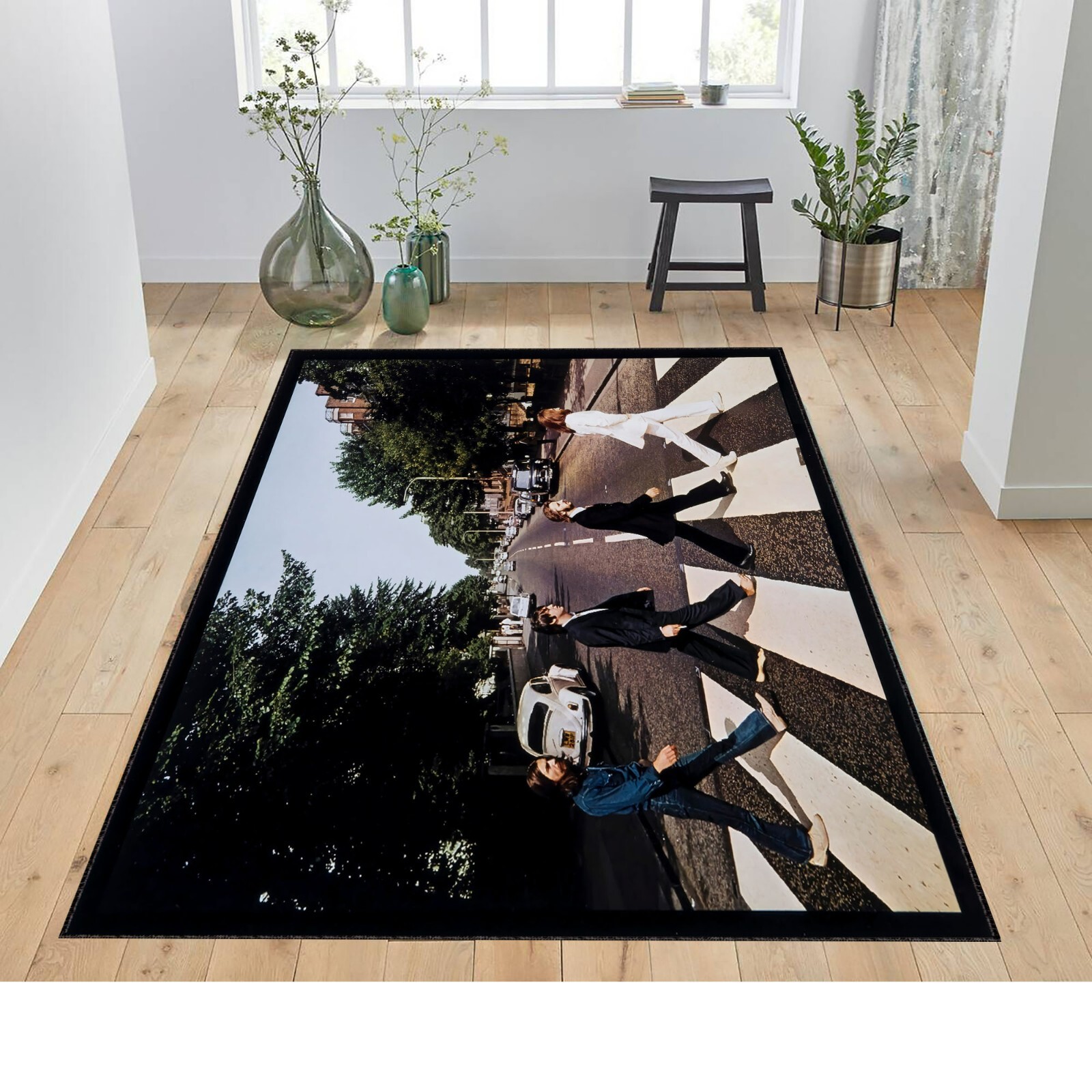 Abbey Road Walk, Beatles Abbey Road Walk Rug, The Beatles Rug, The Beatles Rug,
