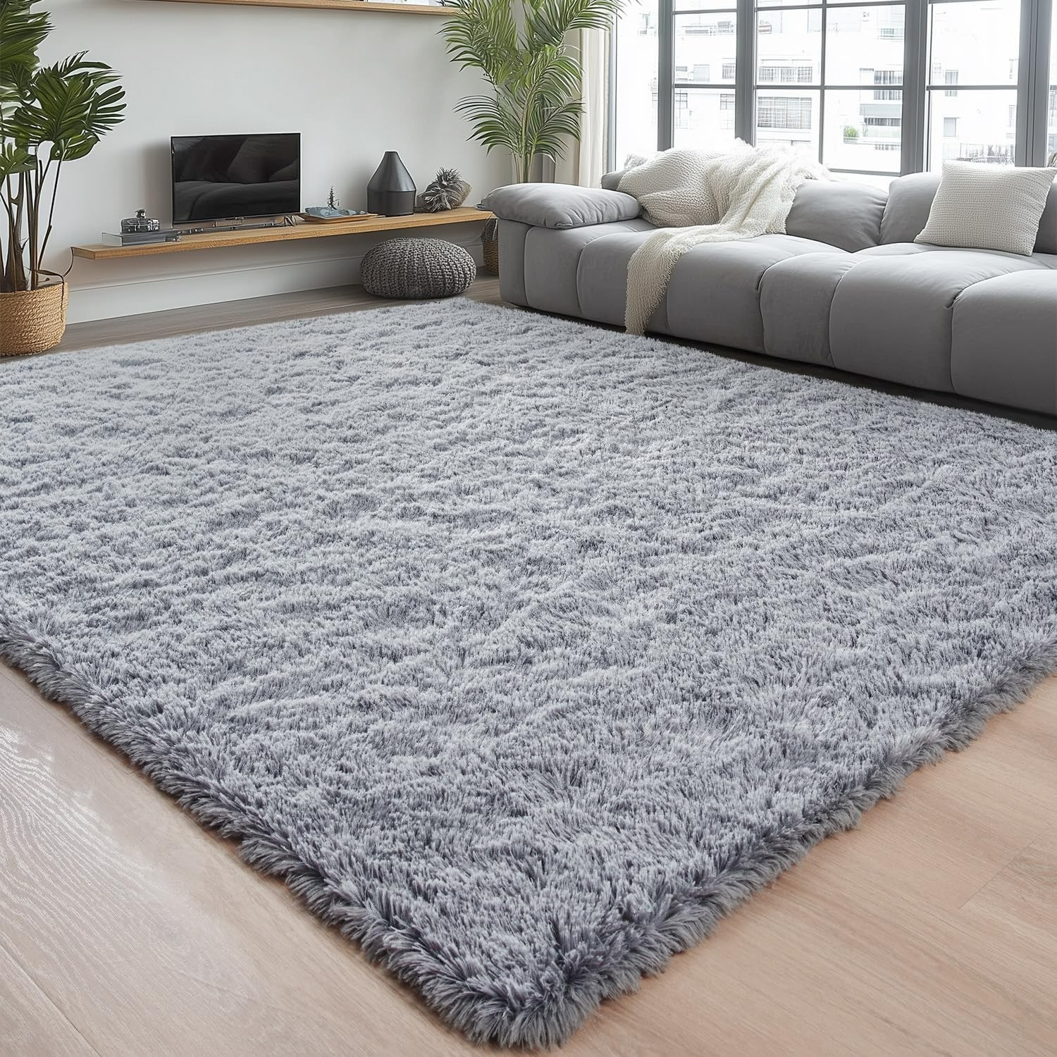 Soft Area Rugs for Bedroom Living Room Plush Fluffy Rug 9×12 Feet, Shag Furry…