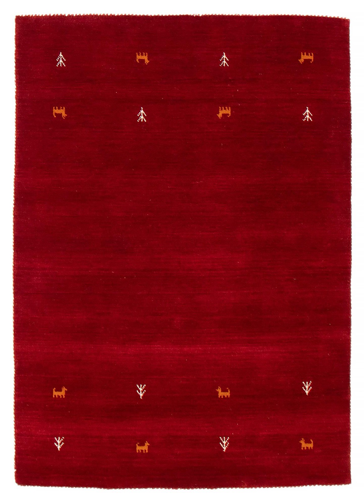 Hand loomed Area Rug 3’9″ x 5’5″ Traditional Wool Oriental Carpet