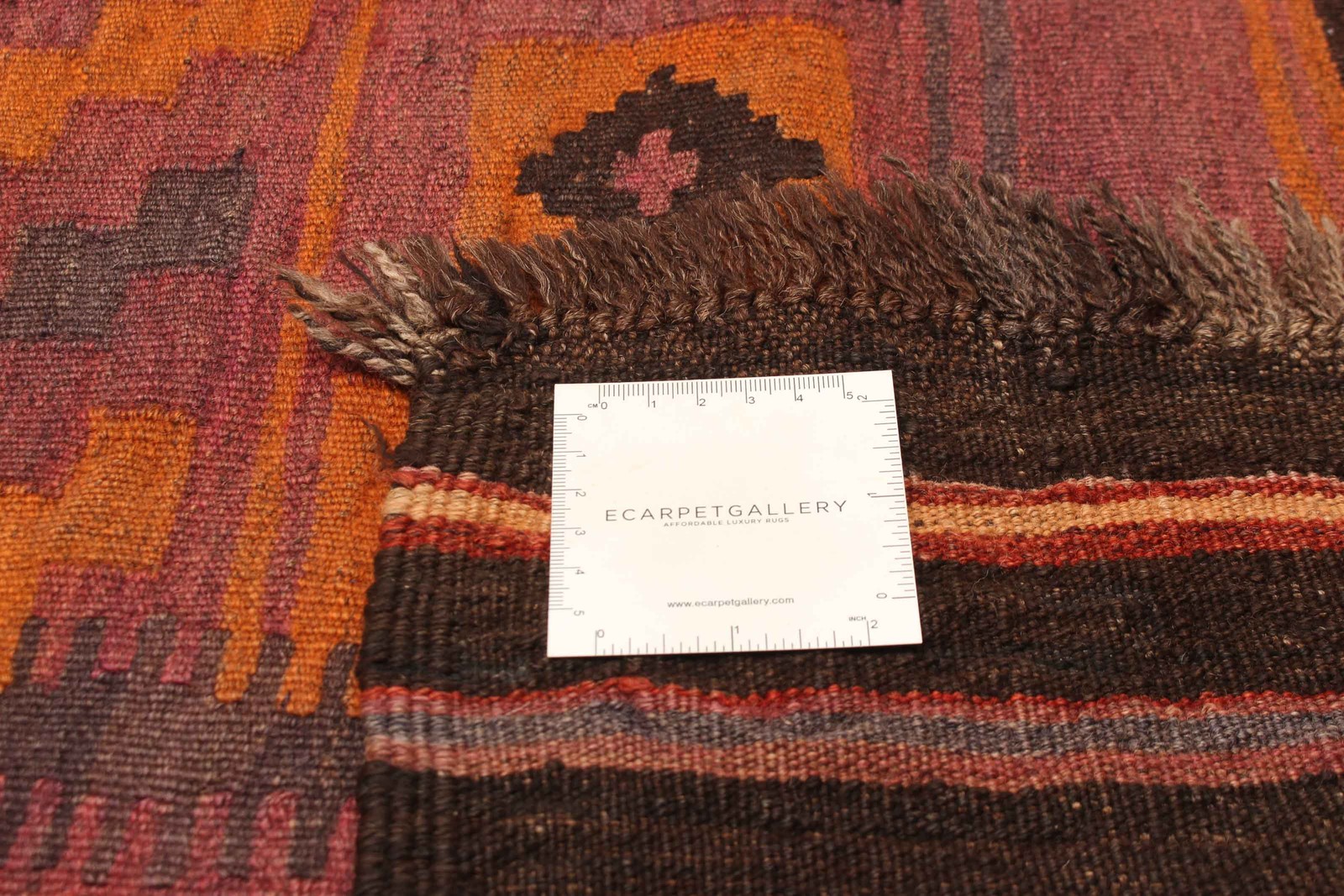 Vintage Hand Woven Area Rug 5’9″ x 9’6″ Traditional Wool Oriental Carpet