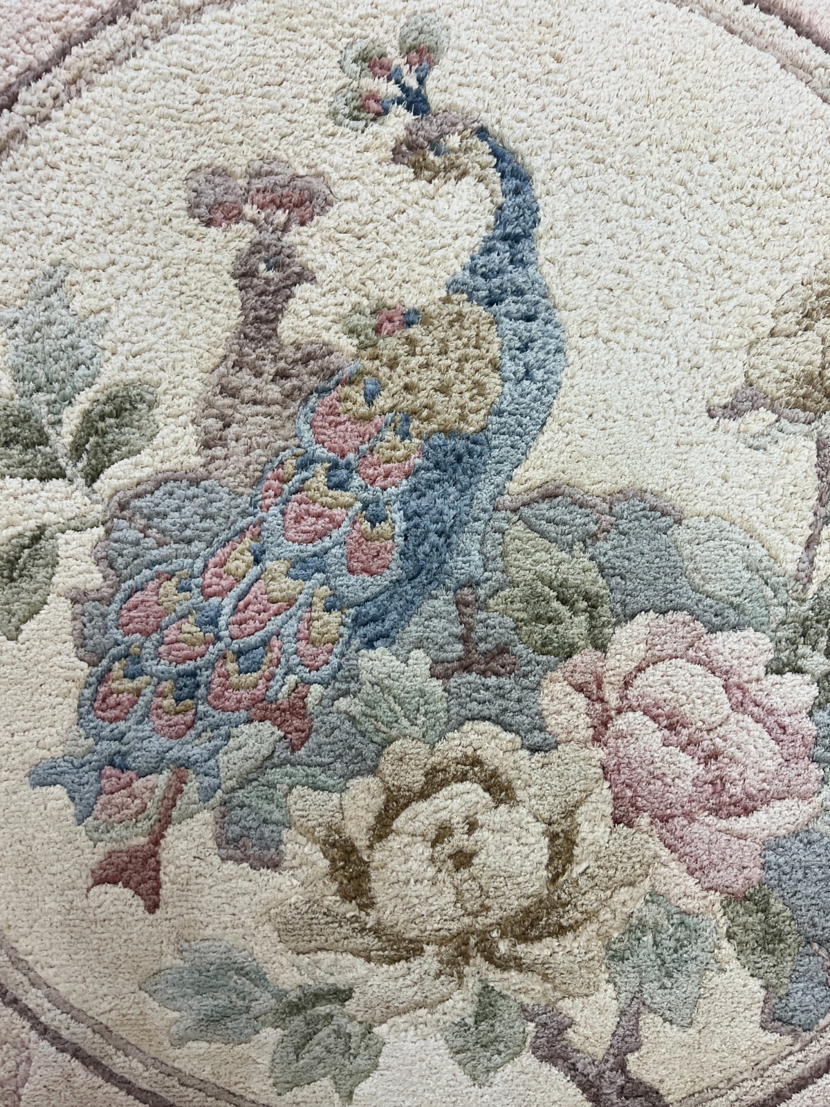 8′ x 10′ Chinese Art Deco Oriental Rug – Full Pile – 100% Silk – Hand Made