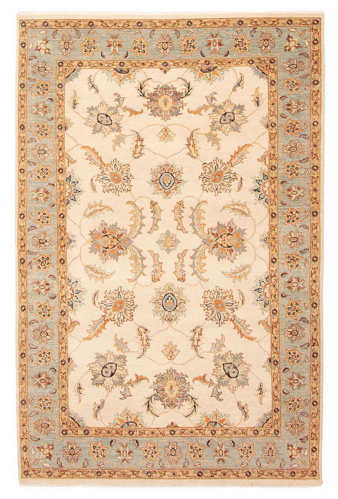 4’0″ x 6’0″ Hand Knotted Area Rug Traditional Oriental Wool Carpet