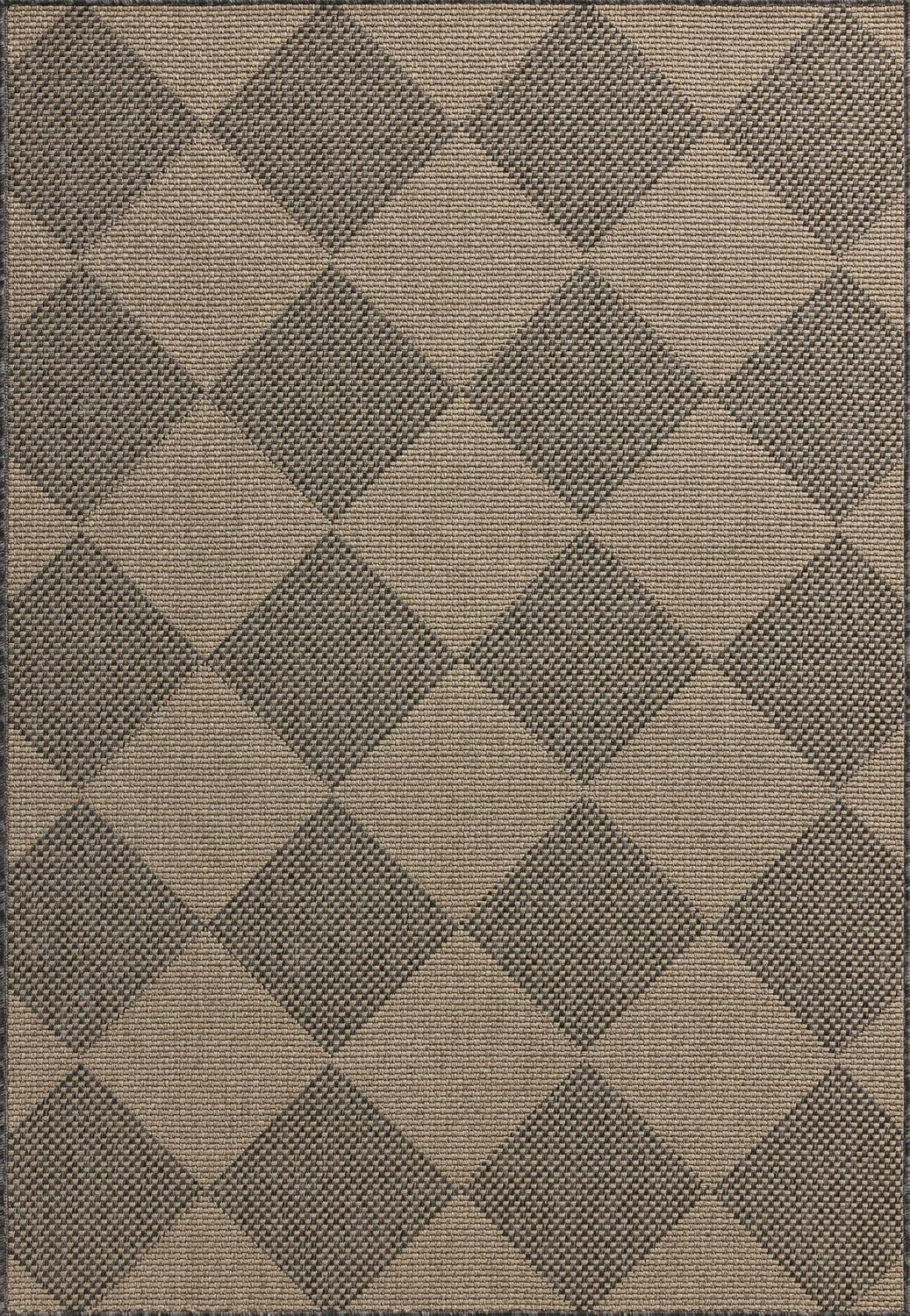 Loloi Chris Loves Julia Providence PRC-04 Round Area Rug 7’6″ Graphite/Sand