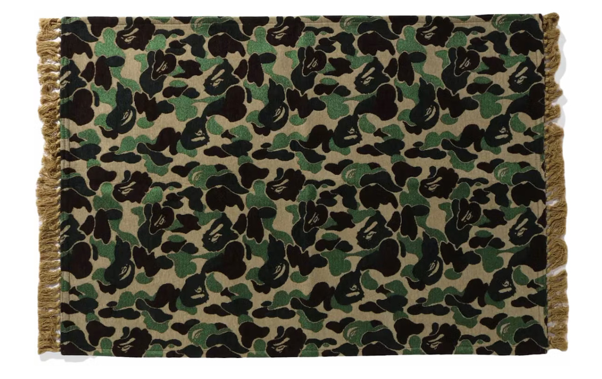 A Bathing Ape (BAPE) ABC Camo Medium Rug Green