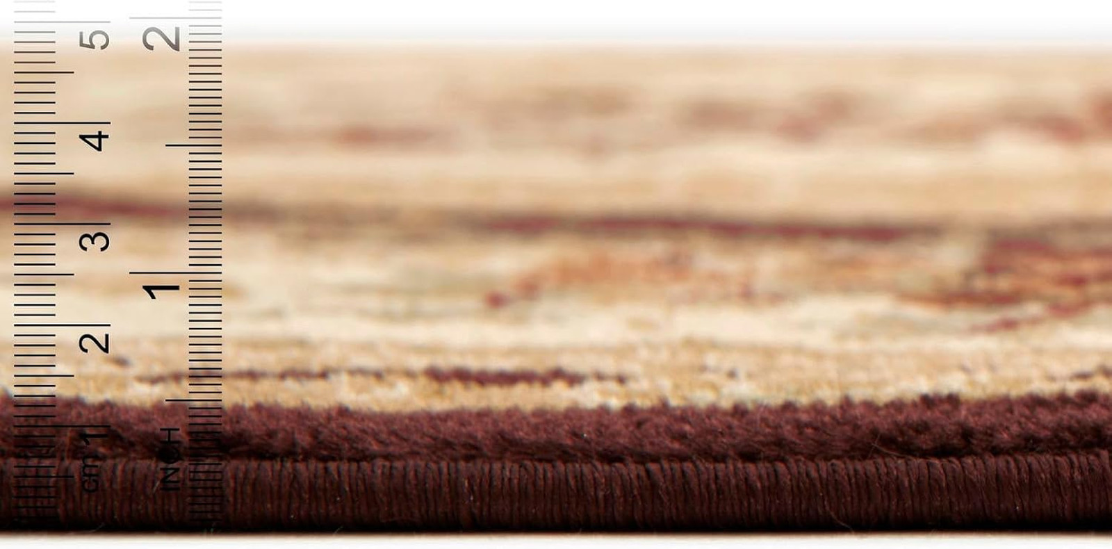 Versailles Collection Henry Runner Rug – Brown/Cream 2’7″ x 10