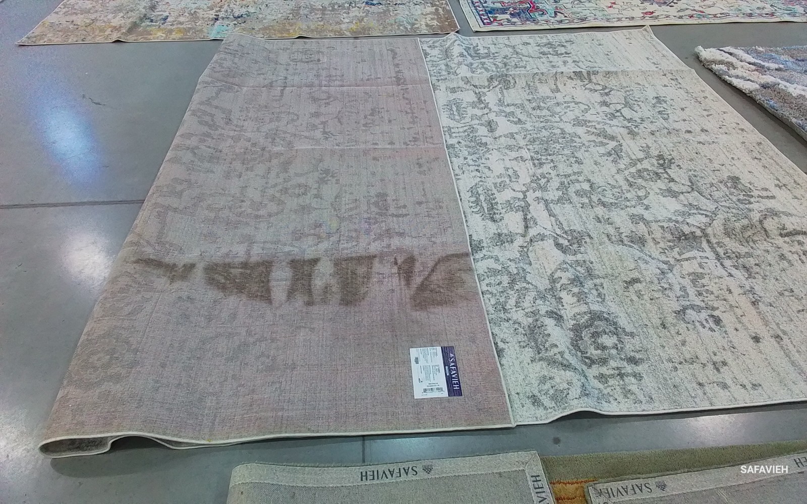 SILVER IVORY 10′-0″ x 14′-0″ Back Stain Rug, Reduced Price 1172776954 MAD603G-10