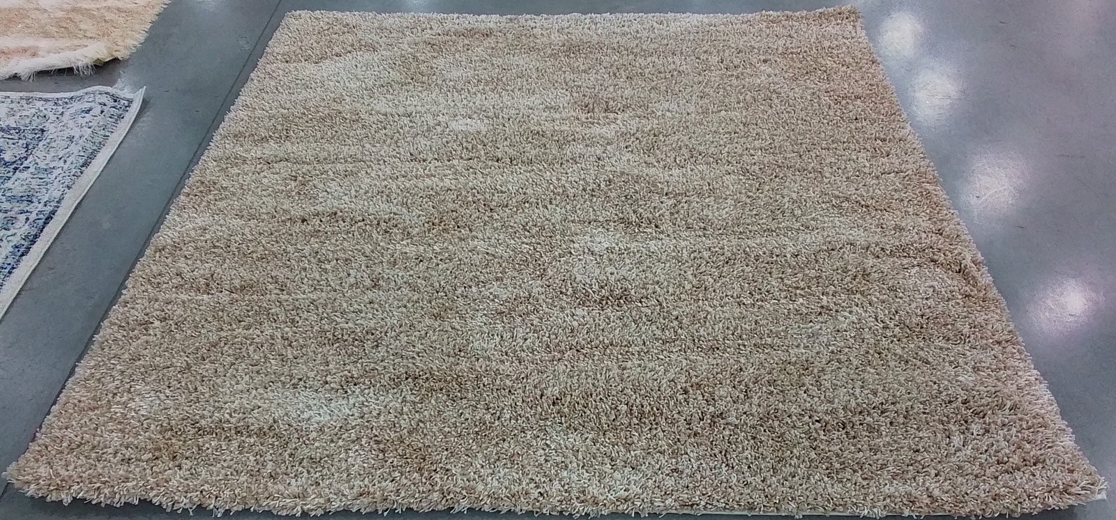 BEIGE 6′-7″ x 6′-7″ Back Stain Rug, Reduced Price 1172797591 SG151-1313-7SQ