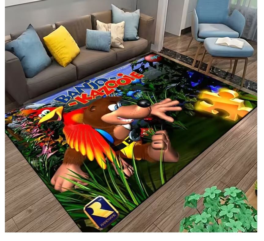 Banjo Kazooie Rug 160CM x 200CM Nintendo 64 Carpet