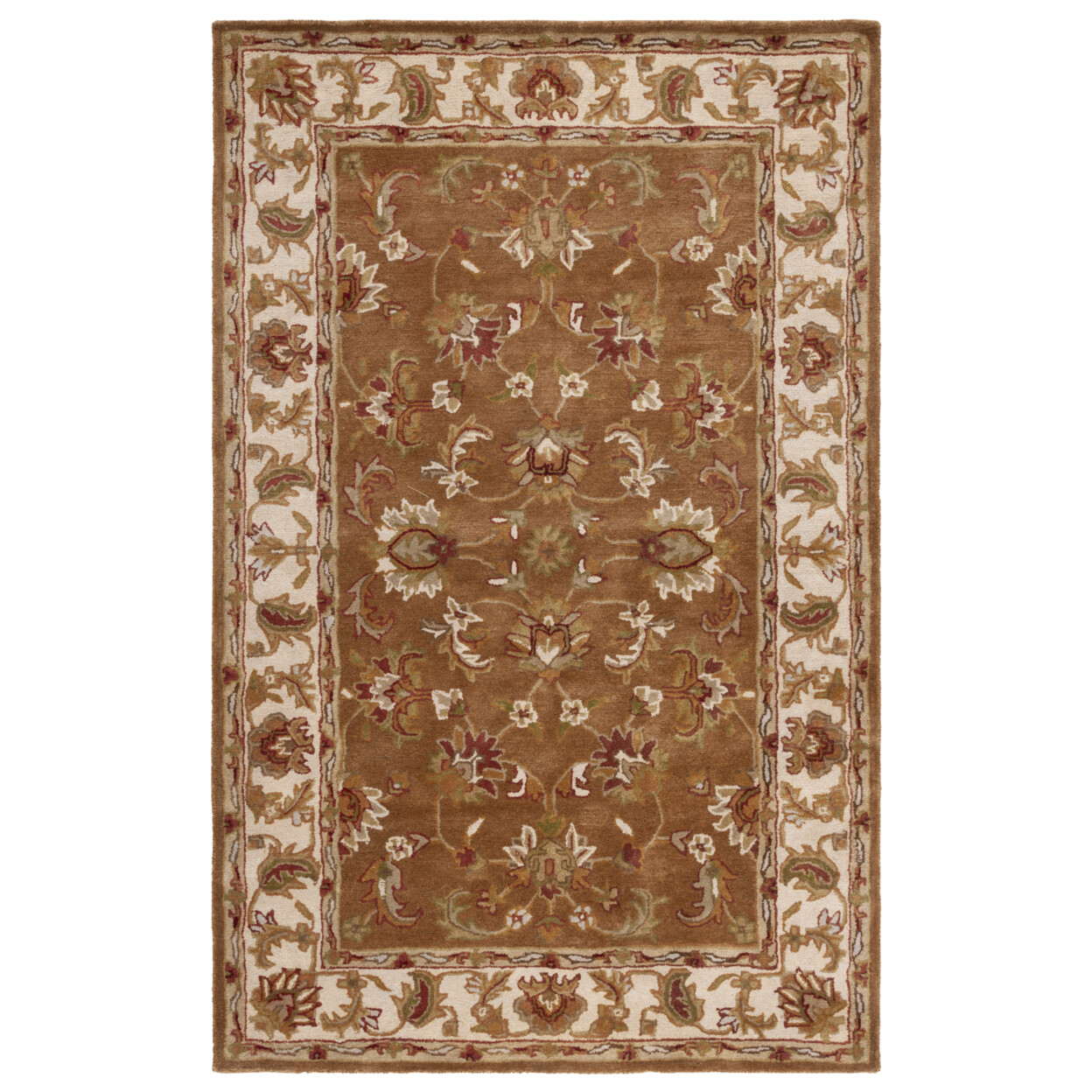 SAFAVIEH Heritage HG816A Handmade Mocha / Ivory Rug