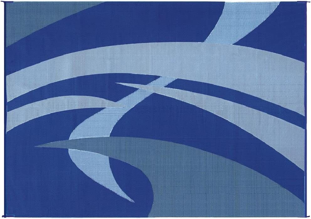 Alfombra Reversible Para Patio/Camping De 9×12 ft Para Interiores Y Exteriores