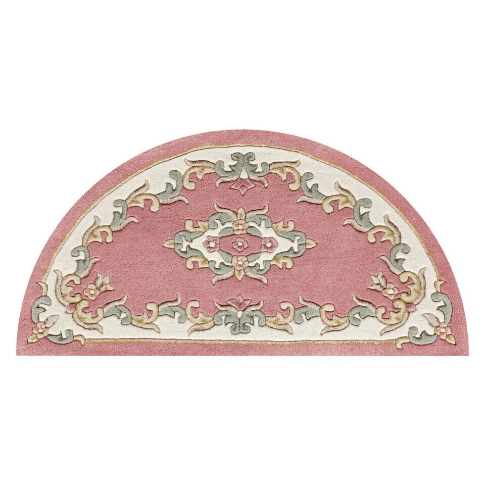 Hand Tufted Aubusson Design Rug Banded Wool Carpet Area Rug 8×10 9×12 6×9 5×8