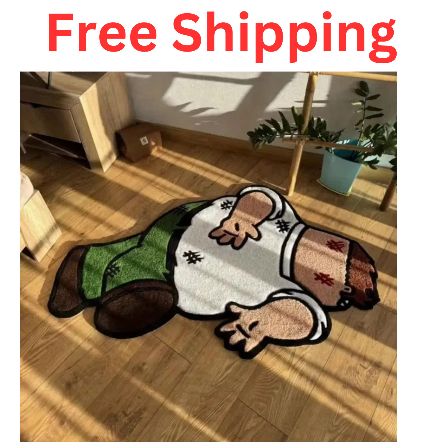 Peter Griffin Rug For Dorms or Bedrooms Christmas Gift 50 x 80cm