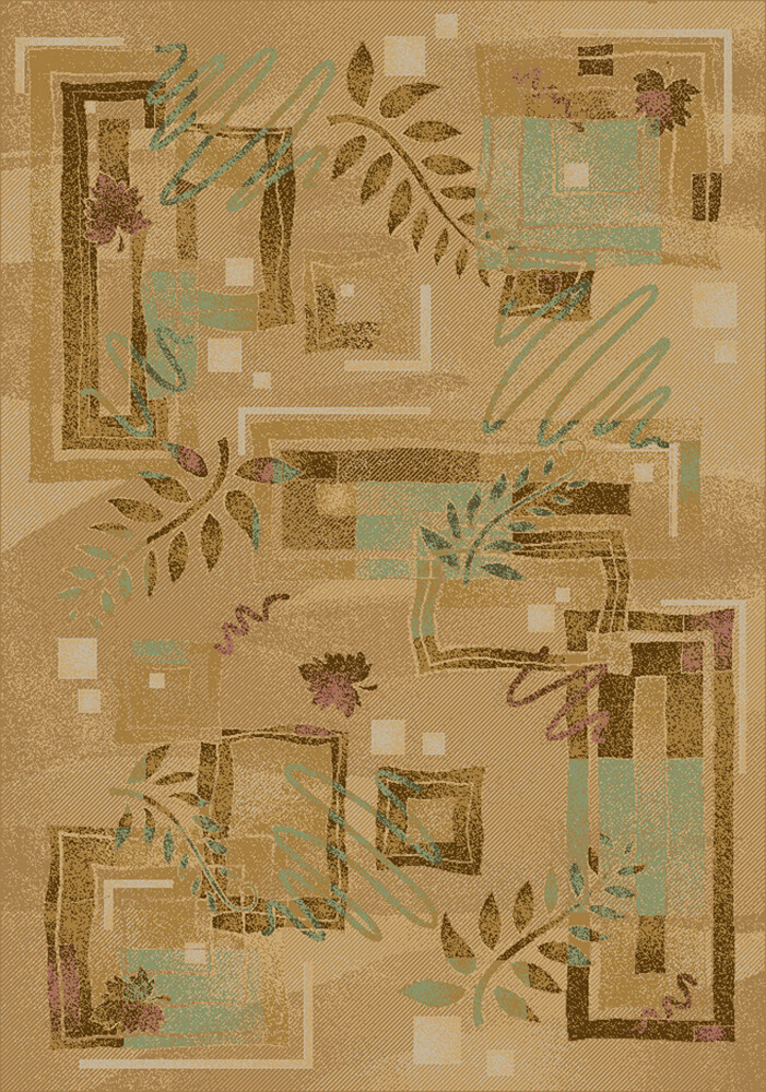 8×11 Milliken Yellow Floral Area Rug Autumn Twill Maize – Aprx 7′ 8″ x 10′ 9″