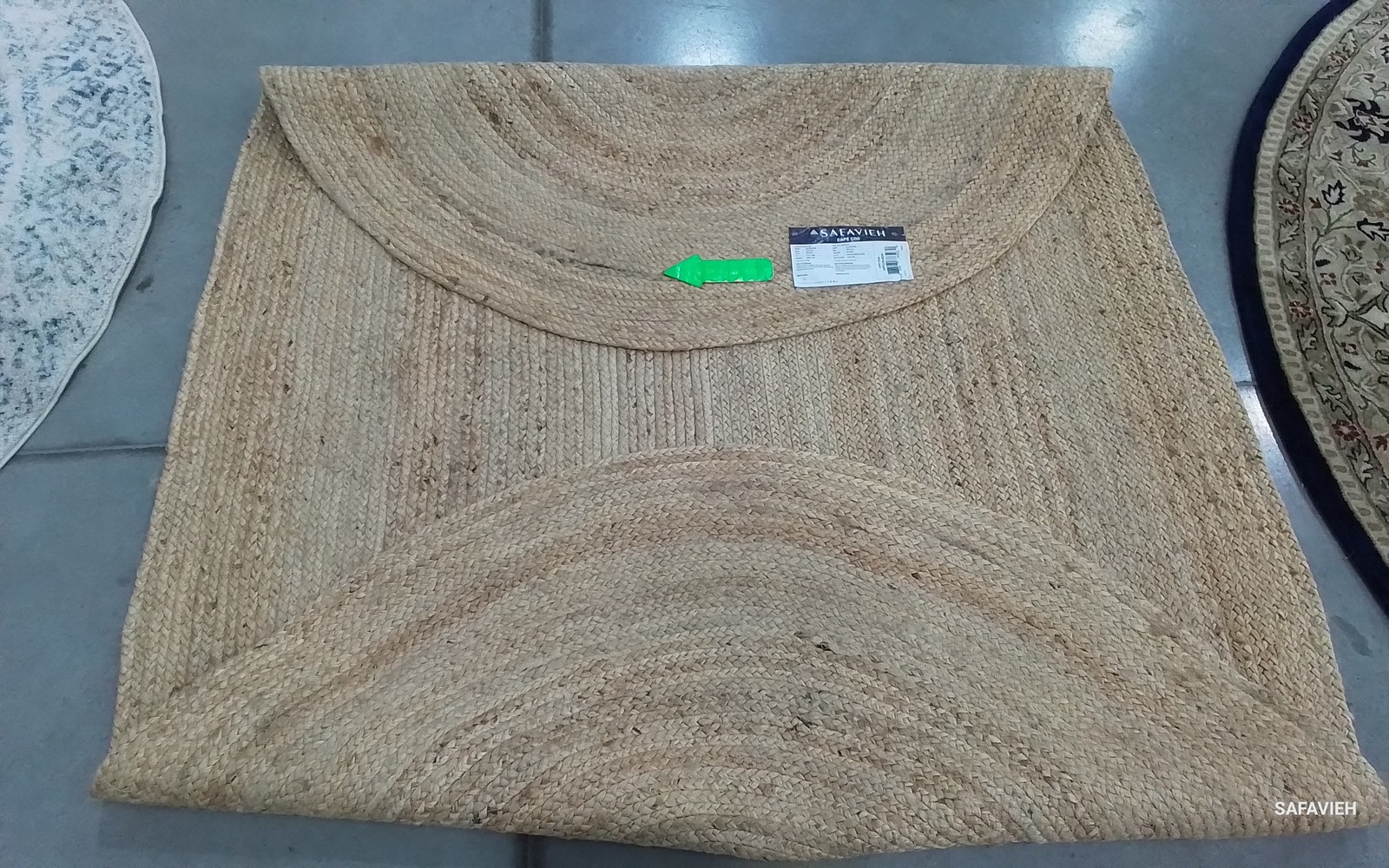 NATURAL 5′-0″ x 8′-0″ Broken Thread Rug, Reduced Price 1172794834 CAP252A-5OV