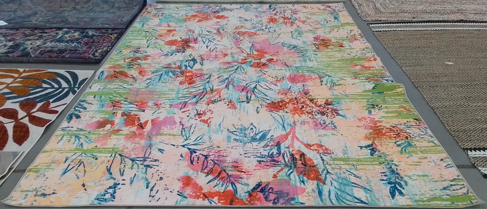 BLUE BLUSH PINK 8′-9″ x 12′-0″ Back Stain Rug Reduced Price 1172771581 PTB159M-9