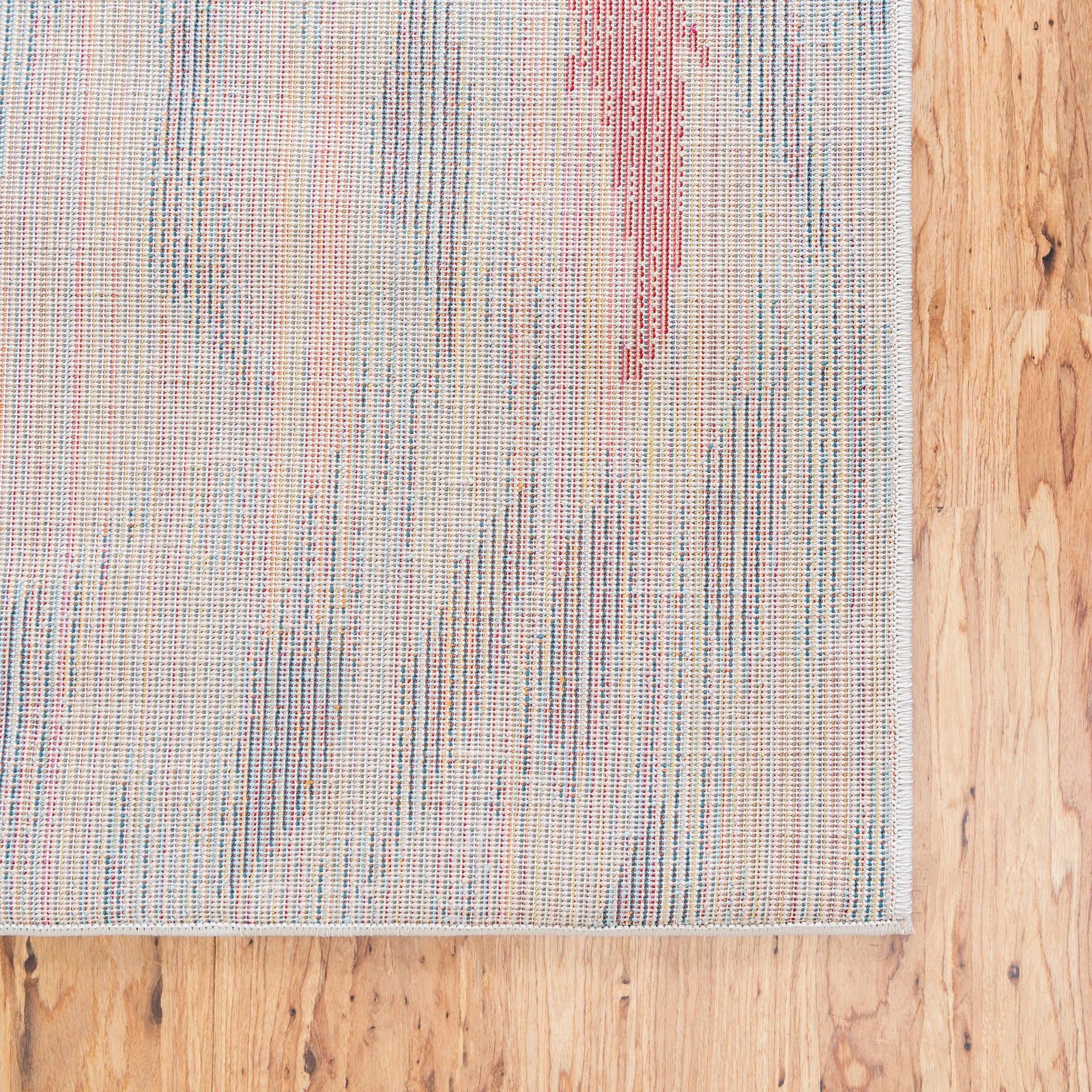 Positano Collection Coastal Modern Bright Colors Fish Beige Runner Rug (3′ x …