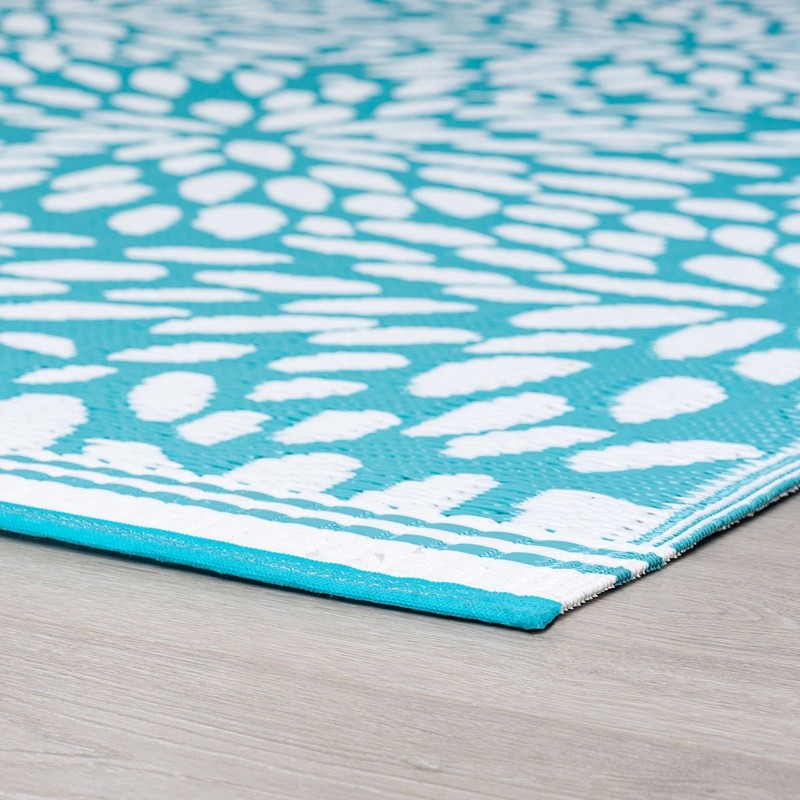 Waterproof Floral Area Rug Indoor Outdoor Easy to Clean Durable Kid Pet Friendly
