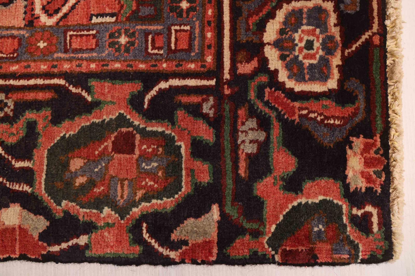 Traditional Vintage Hand-Knotted Area Rug 6’4″ x 9’3″ Oriental Wool Carpet