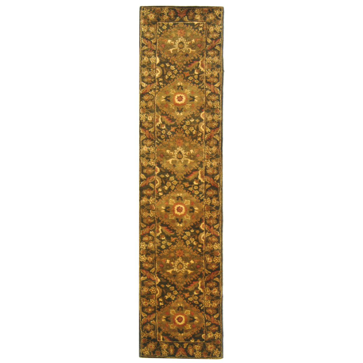 SAFAVIEH Antiquity Collection AT57C Handmade Olive Rug