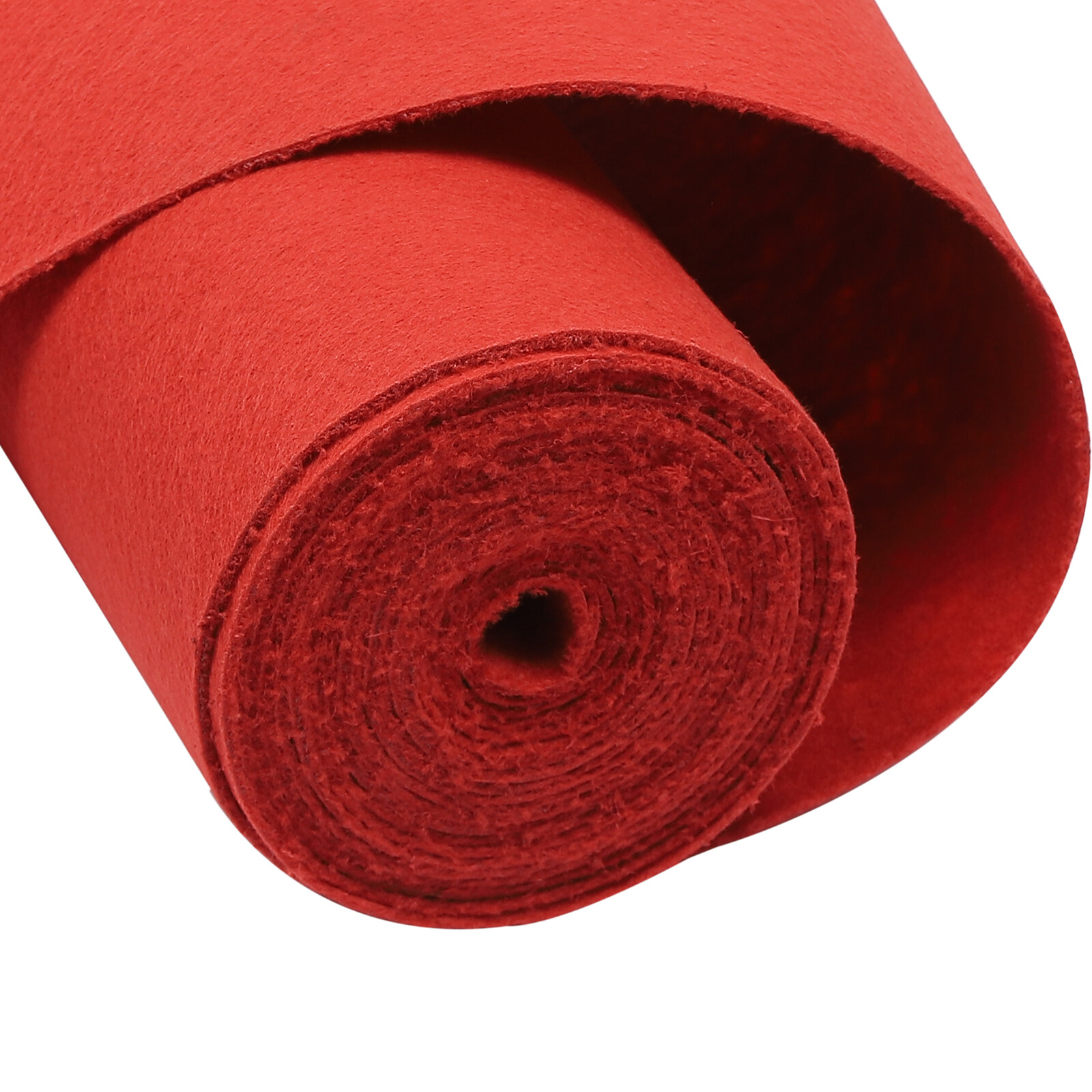 3??33Ft Red Carpet Runner Thickened Non-slip Runway Rug for Weddings Parties US
